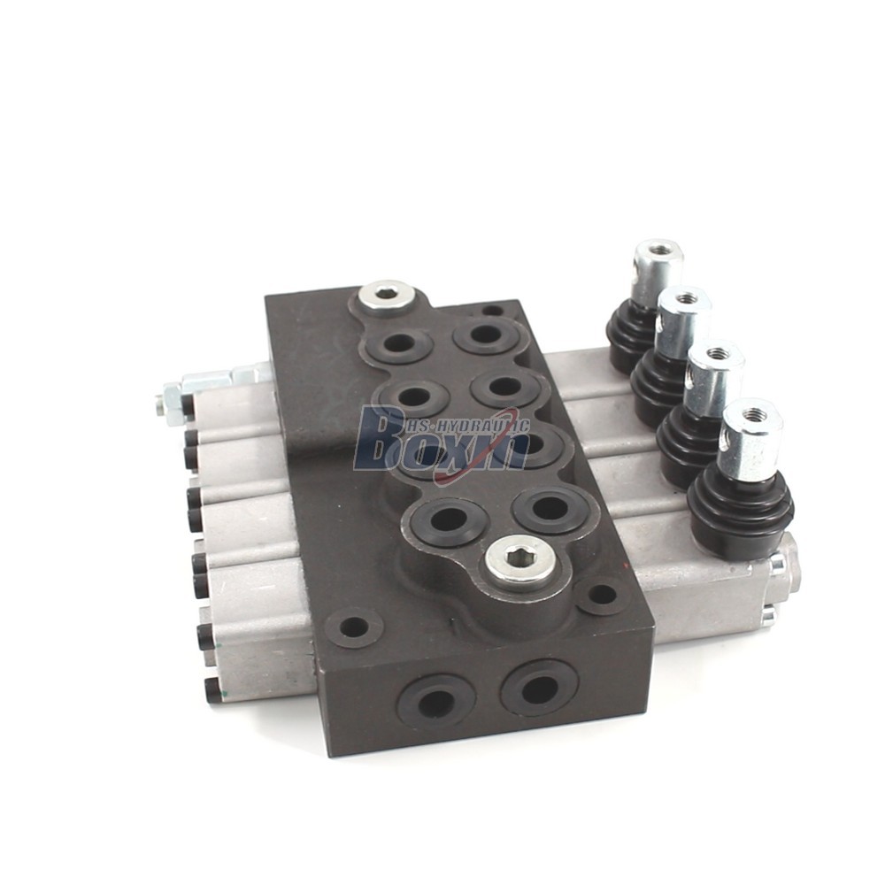 Sourcing HS45 Manual 4 Spool Monoblock Directional Valve from Manufacturer main image
