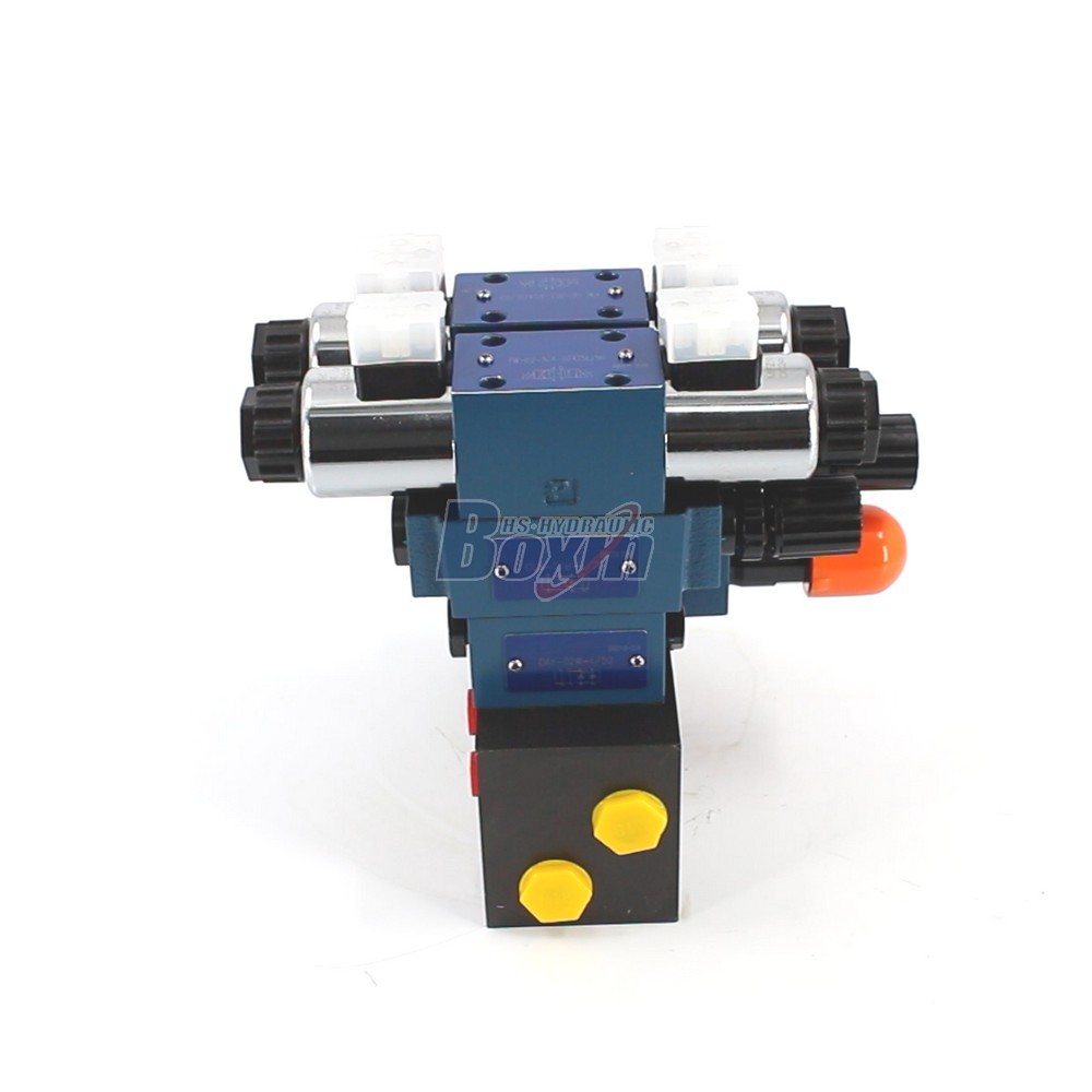 Industrial Grade HSBS06 Solenoid 3 Spool Control Valve Unit cover photo