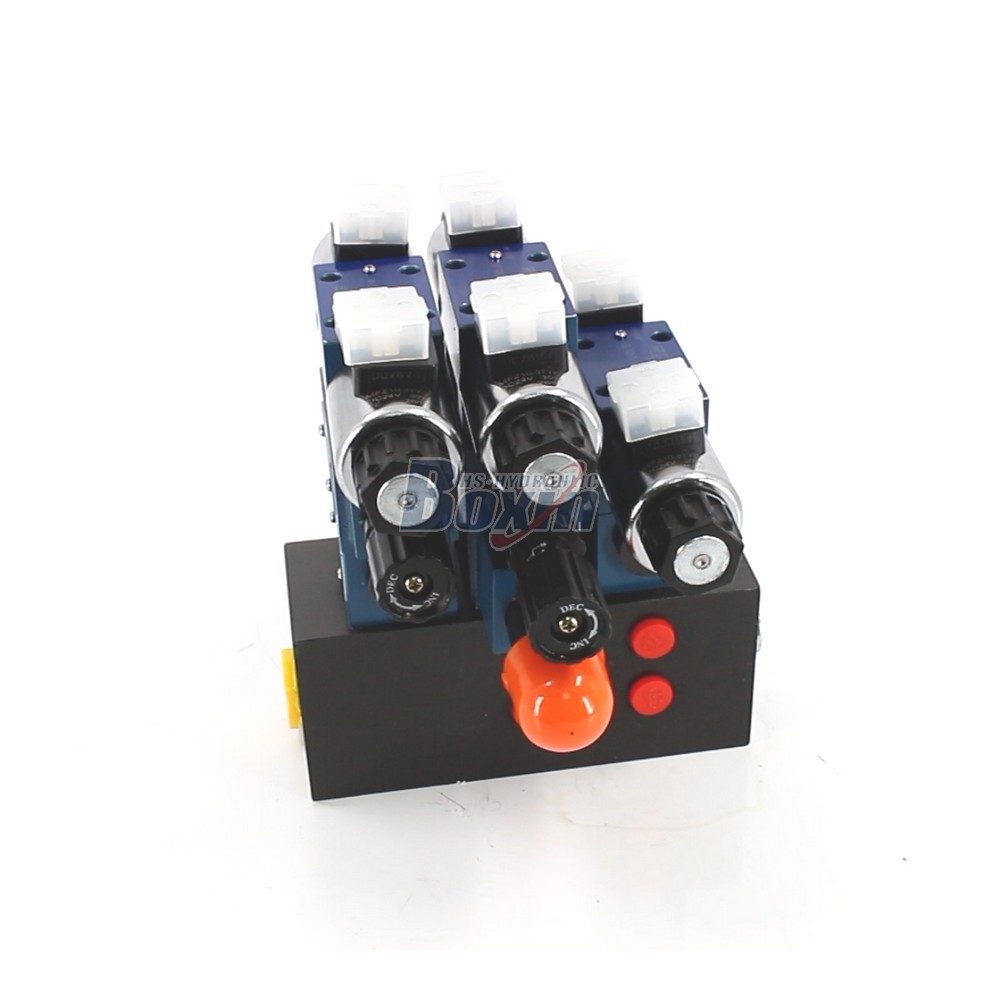 HSBS06 Hydraulic Solenoid Valve with 3 Spool Configuration main image