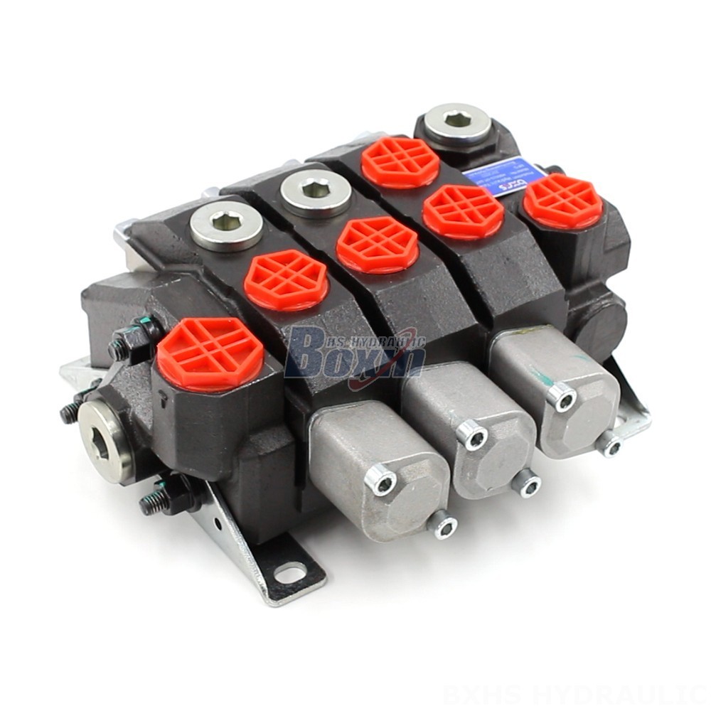 Hydraulic Directions Hydraulic Valve Solutions: Manual 3 Spool Monoblock Directional Valves main image