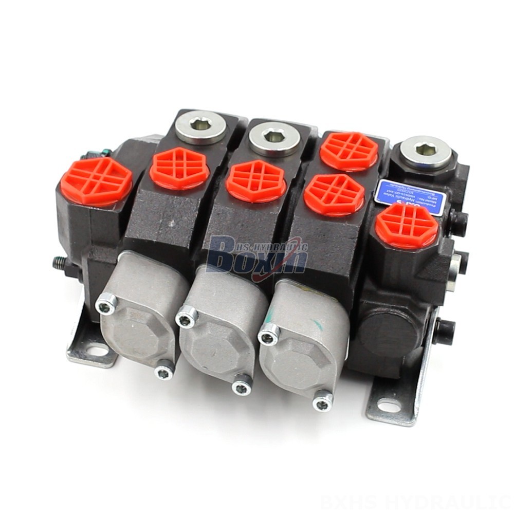 Hydraulic Directions Hydraulic Valve Solutions: Manual 3 Spool Monoblock Directional Valves main image