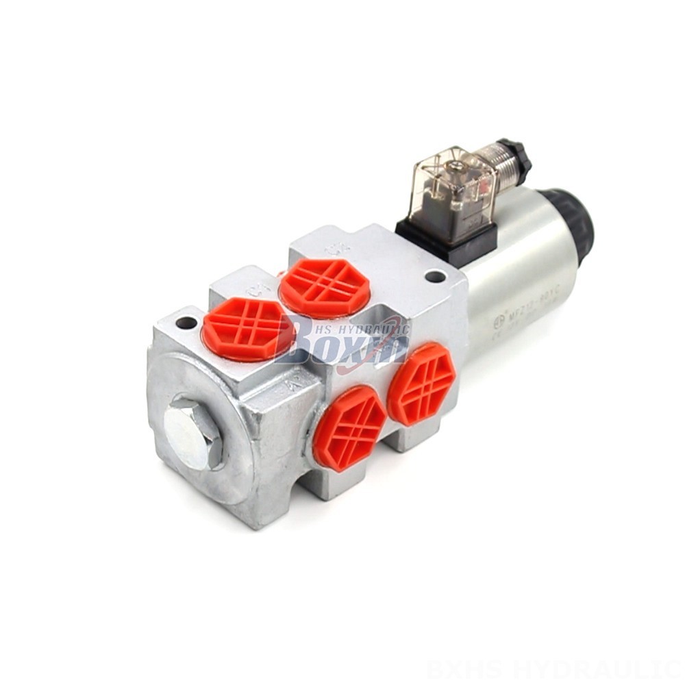 Boxin Huasheng Hydraulic Solenoid 1 Spool Flow Diverter Valve - HSV09-DKL | OEM and Wholesale main image