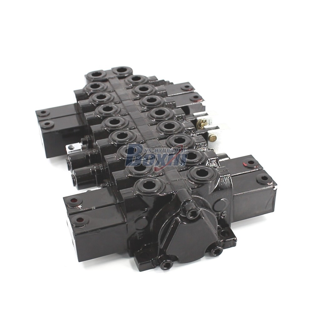 Industrial HSW50 8 Spool Hydraulic and Manual Directional Valve main image