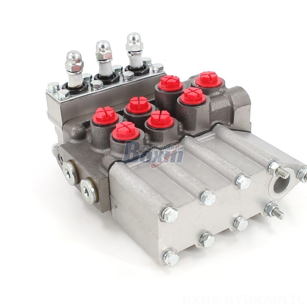 MP80 Manual 3 Spool Hydraulic Distributor: OEM & ODM Services Available main image