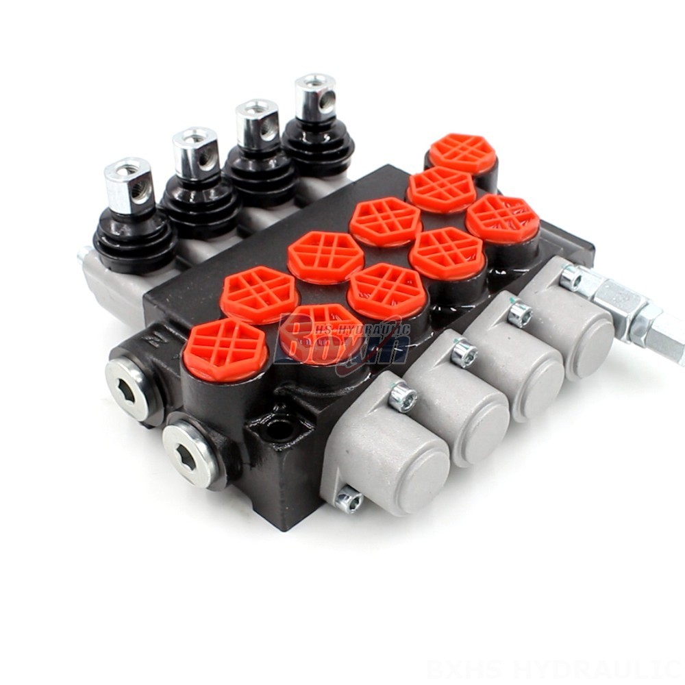 4 Spool Monoblock Directional Valve - P40-G12-G38-4OT Series | Wholesale & OEM main image