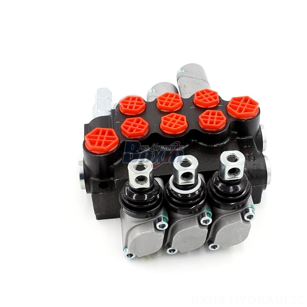 P40-G12-G38-OT-QTW-QTW1 Manual 3 Spool Monoblock Directional Valve: Global Manufacturer & Supplier main image