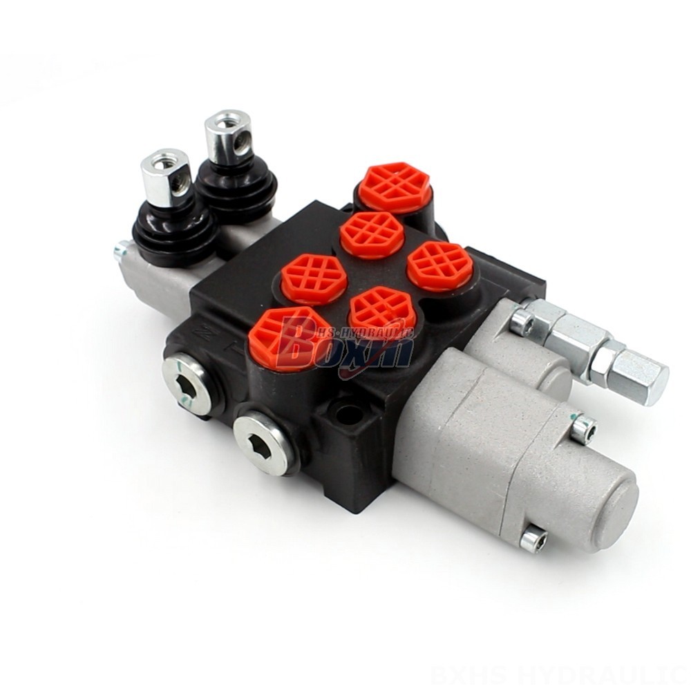 P40-G12-G38-OT-QTW1 2-Spool Hydraulic Directional Valve | Factory Direct & Customizable main image
