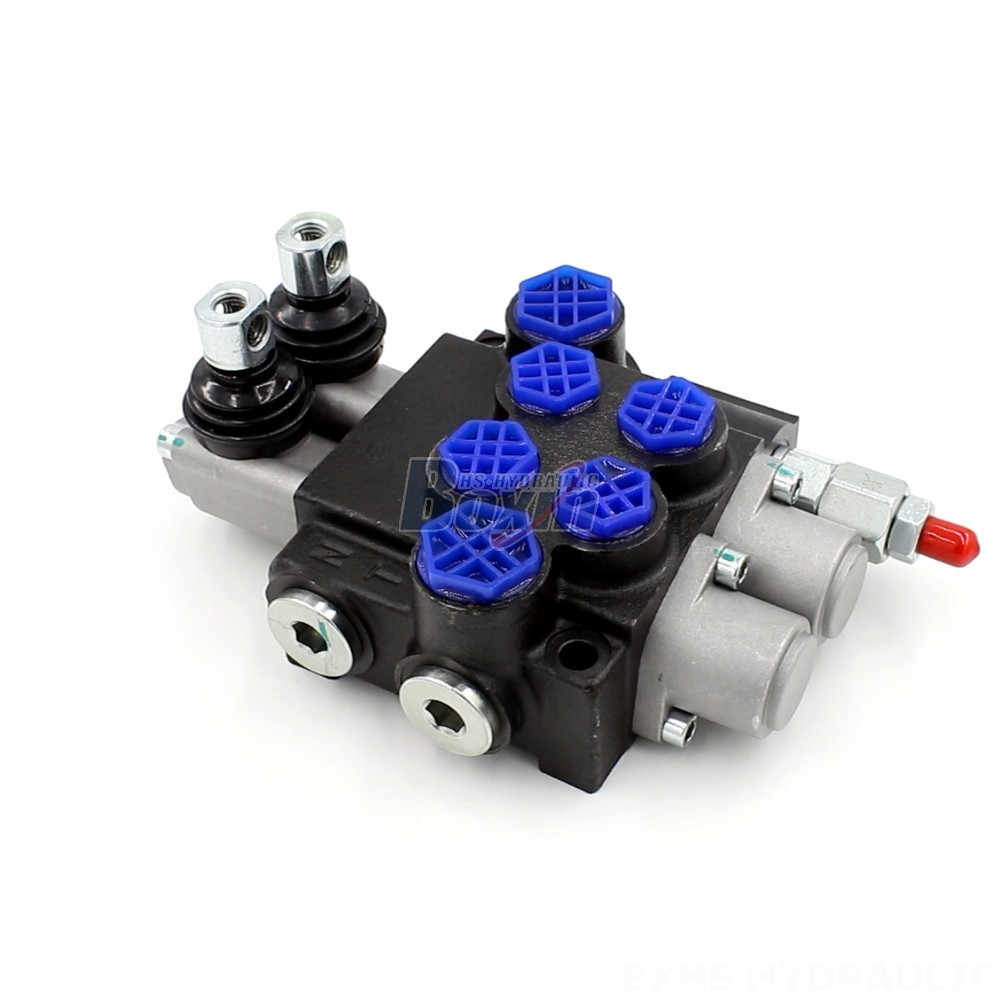 4 Way Hydraulic Joystick P40-G12-G38-OT Monoblock Directional Valve | High-Quality & Reliable main image