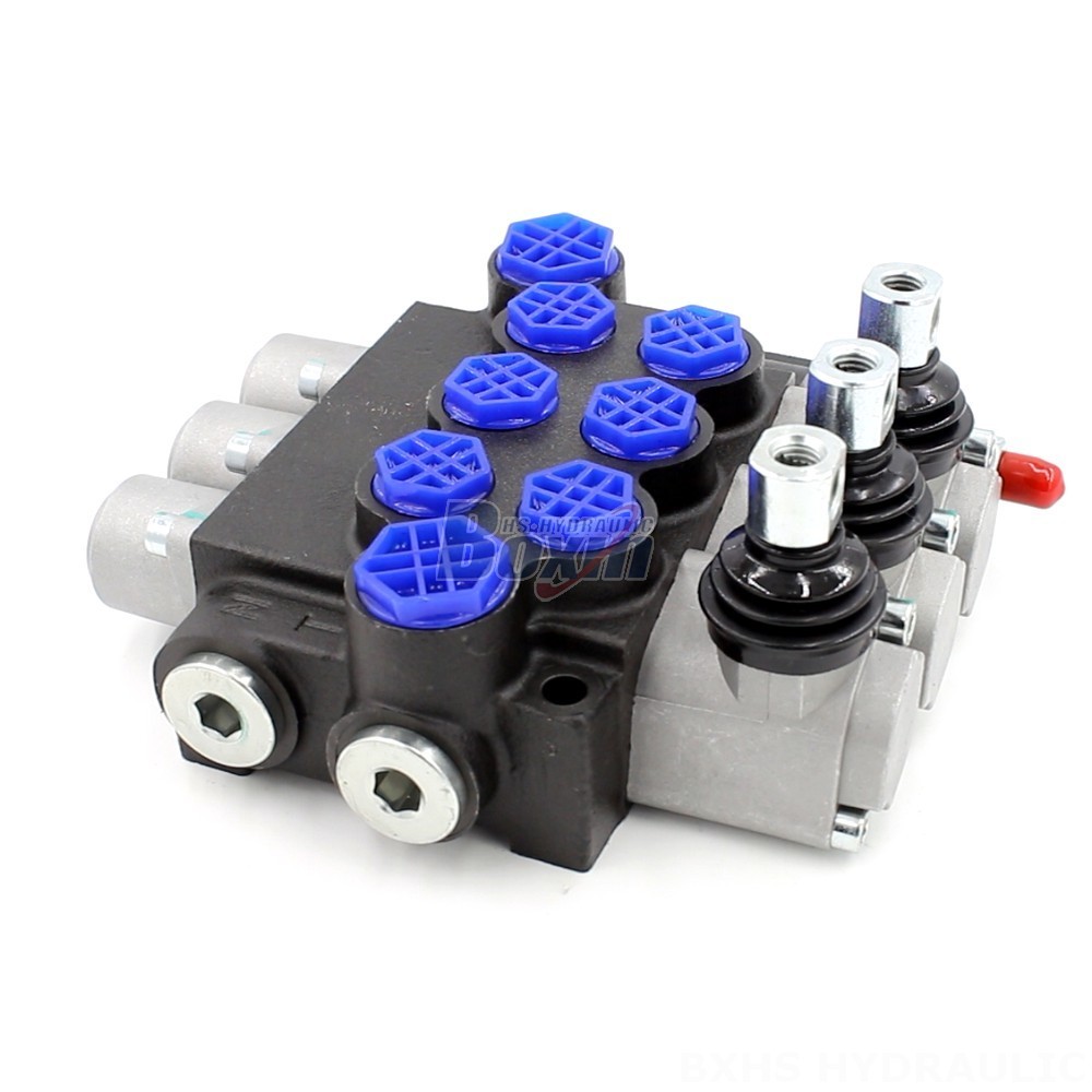P40-G12-G38-OT Manual 3 Spool Monoblock Directional Valve: Manufacturer & Global Supplier main image