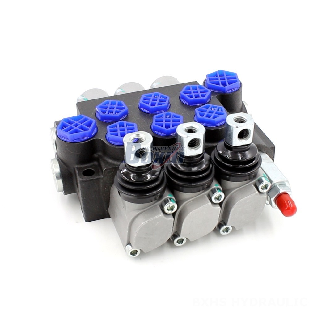 P40-G12-G38-OT Manual 3 Spool Monoblock Directional Valve: Manufacturer & Global Supplier main image