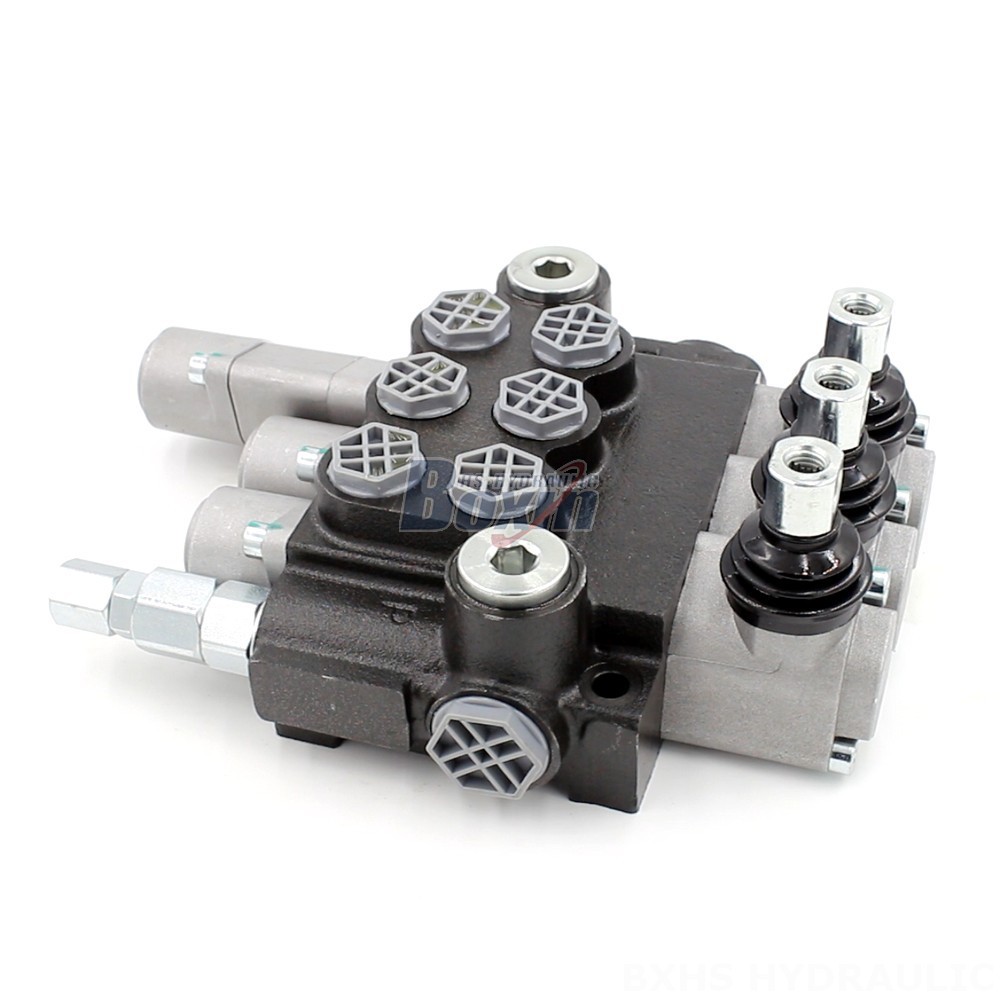 Autocycle Hydraulic Valve 3 Spool Manual Directional Valve - P40-G12-G38 | Factory & Supplier main image