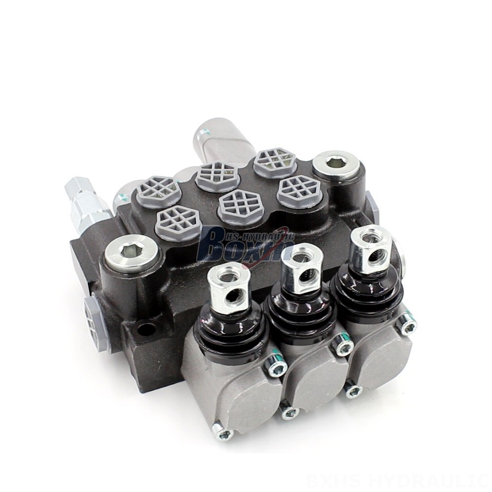 Autocycle Hydraulic Valve 3 Spool Manual Directional Valve - P40-G12-G38 | Factory & Supplier main image