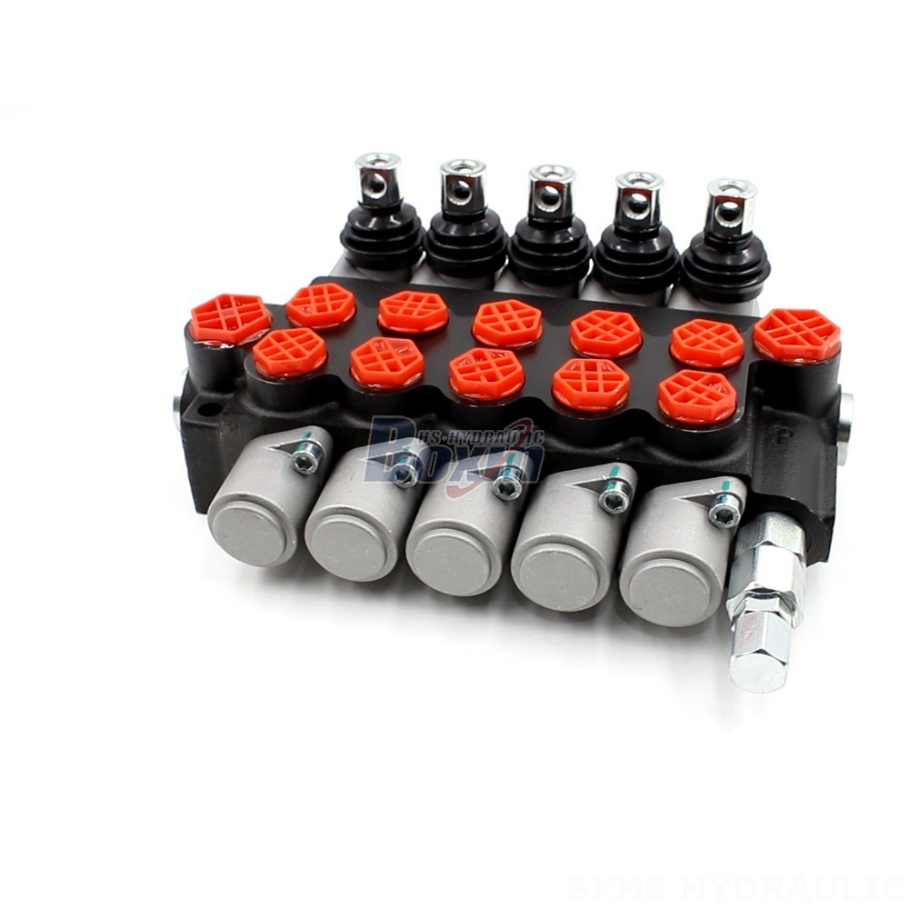Selector Valve P40-G12-G38 Manual 5 Spool Monoblock Directional Valve | Wholesale & OEM main image