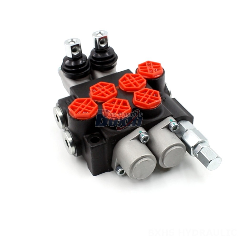 2 Spool Hydraulic Valve With Float Innovative Hydraulic Valve: P40-G12 Manual 2 Spool Monoblock cover photo