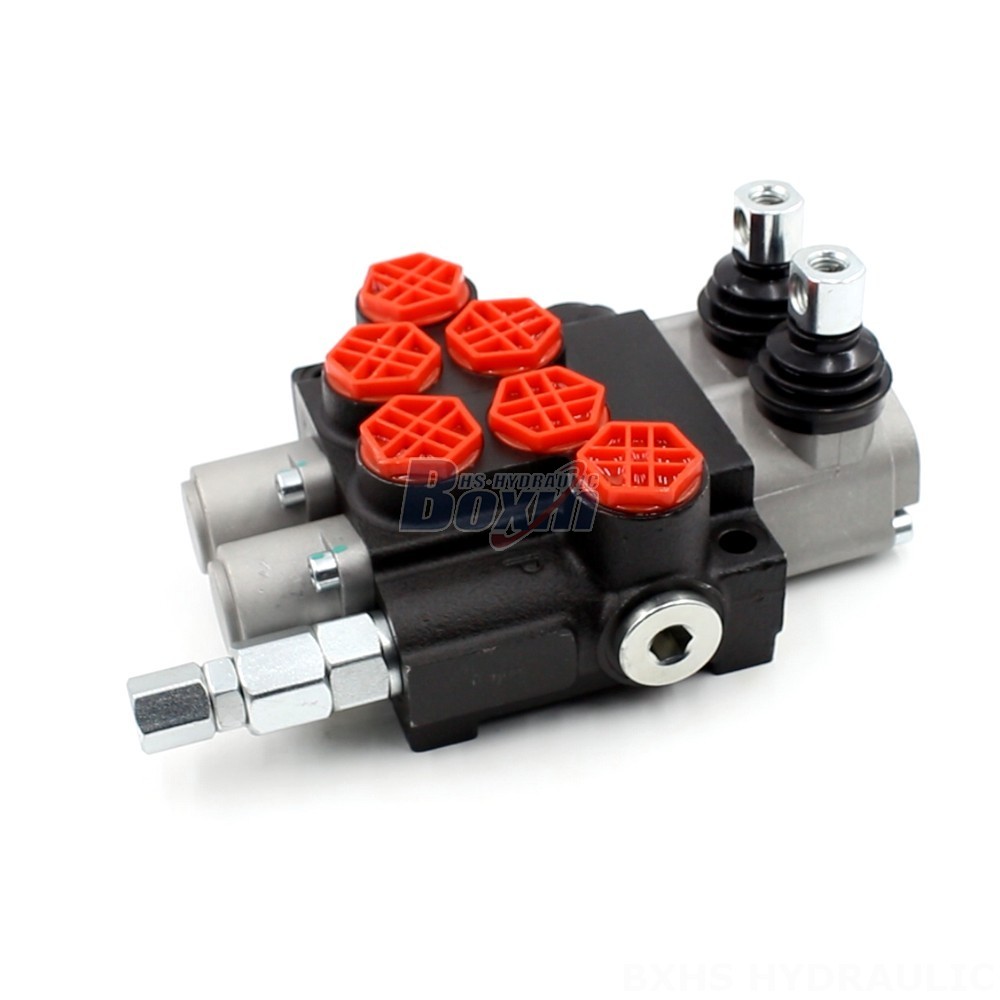2 Spool Hydraulic Valve With Float Innovative Hydraulic Valve: P40-G12 Manual 2 Spool Monoblock main image