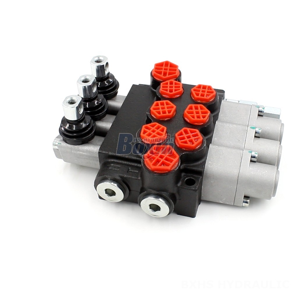 Remote Control Hydraulic Valve Manual 3 Spool Monoblock Directional Valve: Factory Supply & OEM cover photo