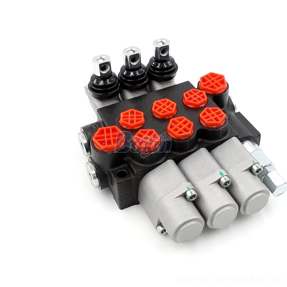 Remote Control Hydraulic Valve Manual 3 Spool Monoblock Directional Valve: Factory Supply & OEM main image