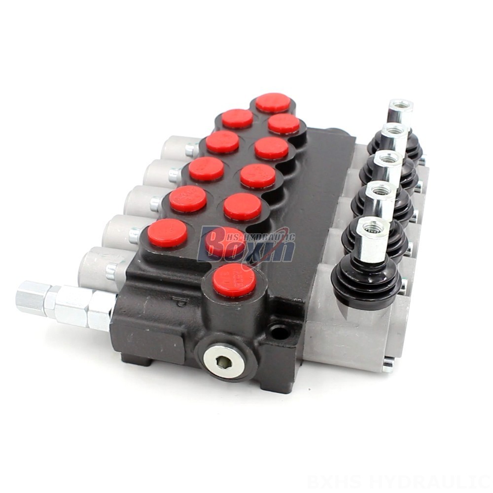 Dcv Solenoid Valve P40-U34-U68 Manual 5 Spool Monoblock Directional Valve | Factory Direct cover photo