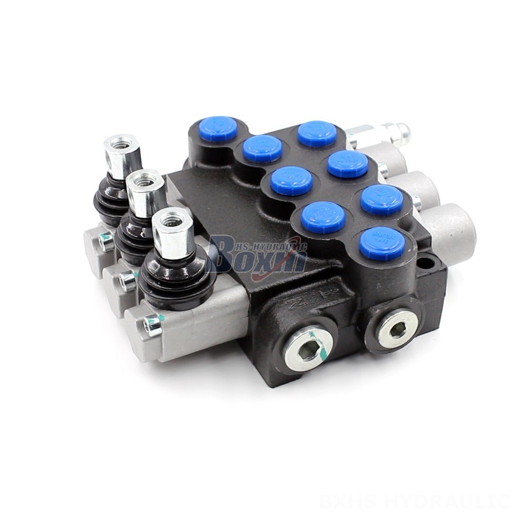 6 Way Hydraulic Diverter Valve 12v 3-Spool Directional Valve - P40-U78 Series | Wholesale & OEM cover photo