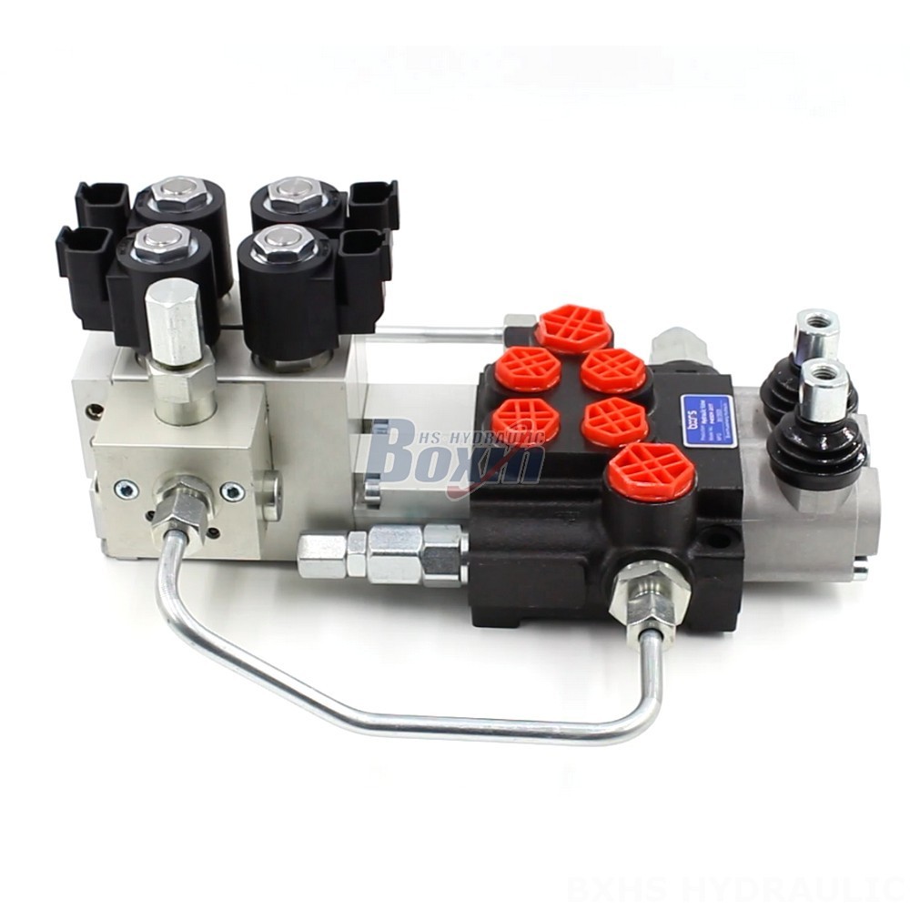 3 Way Spool Diverter Hydraulic Solenoid Valve P40 Electro-hydraulic Directional Valve cover photo