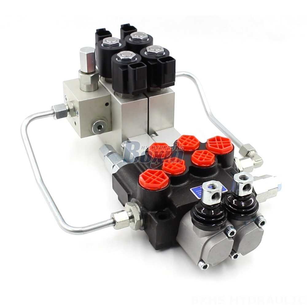 Manual Operated Directional Valve 2p120 3p120 4p12 2 Spool Valve cover photo