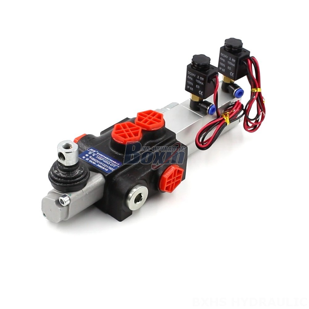 3 Spool Hydraulic Directional Control Valve P40 Electro-pneumatic Monoblock Directional Valve cover photo
