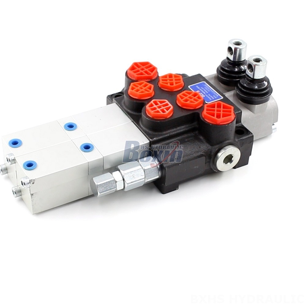 Hydraulic 6 Port Solenoid Diverter Selector Valve Pneumatic Valve cover photo