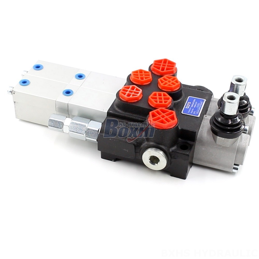 Hydraulic 6 Port Solenoid Diverter Selector Valve Pneumatic Valve main image