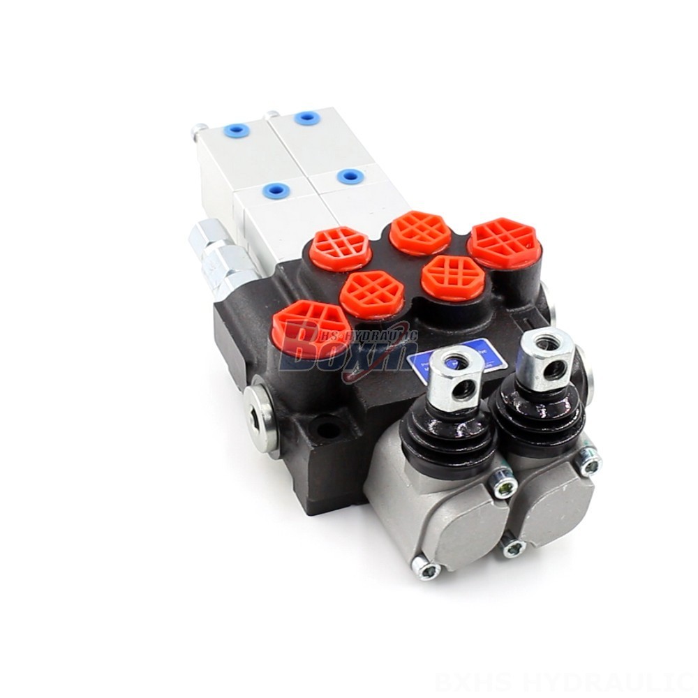 Hydraulic 6 Port Solenoid Diverter Selector Valve Pneumatic Valve main image