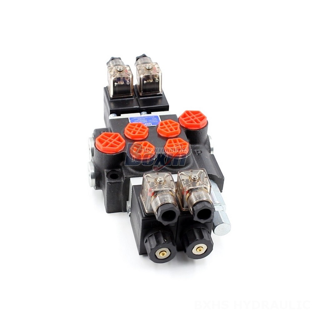 5 Spool Directional Control Valve P40 Solenoid 2 Spool Monoblock Directional Valve Manufacturing main image