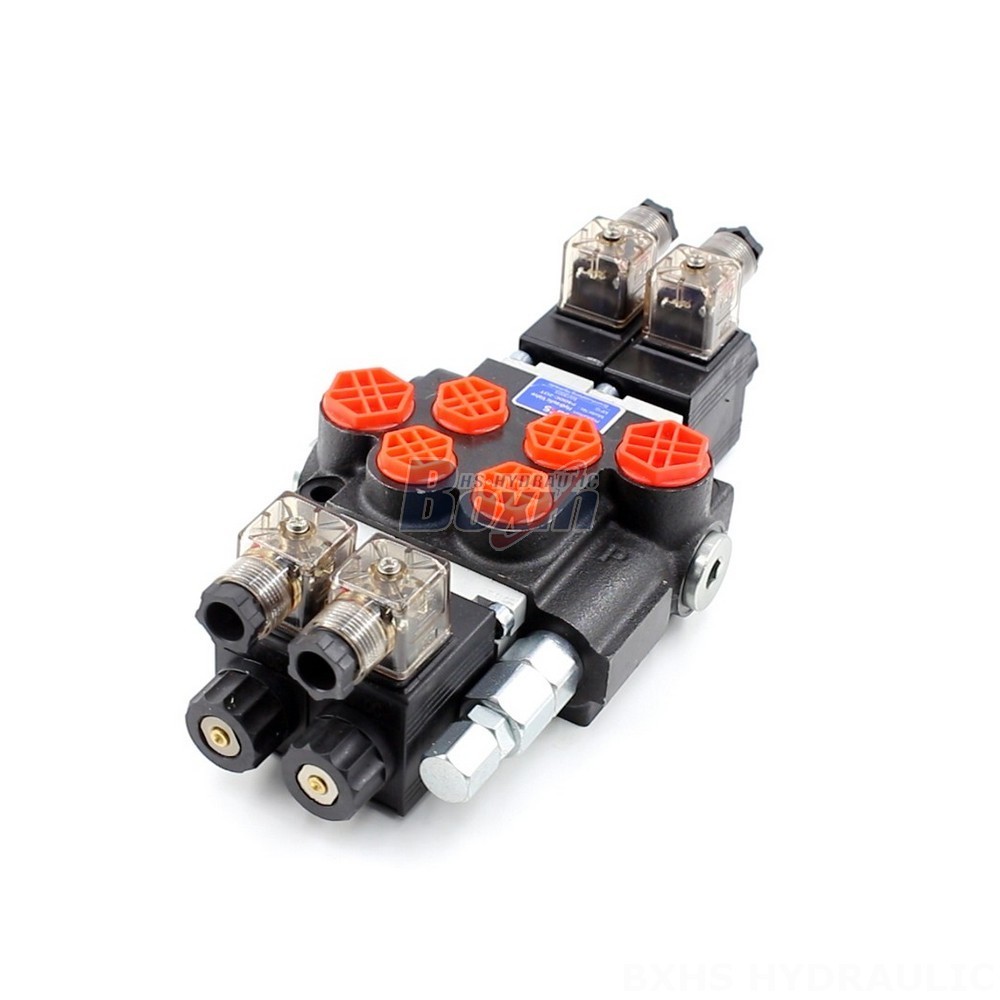 Hydraulic Control Pressure Reducing Valve OEM P40 Solenoid 2 Spool Monoblock Directional Valves cover photo