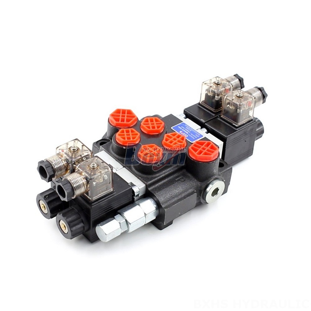 Pressure Control Valve Hydraulic Private Label P40 Solenoid 2 Spool Monoblock Directional Valves main image