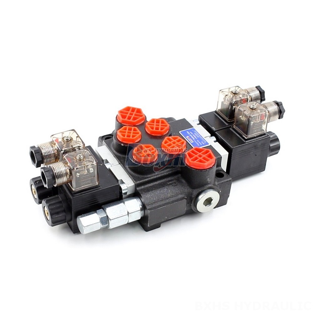 Control Valve For Hydraulic Breaker Hydraulic P40 Solenoid 2 Spool Monoblock Directional Valves cover photo