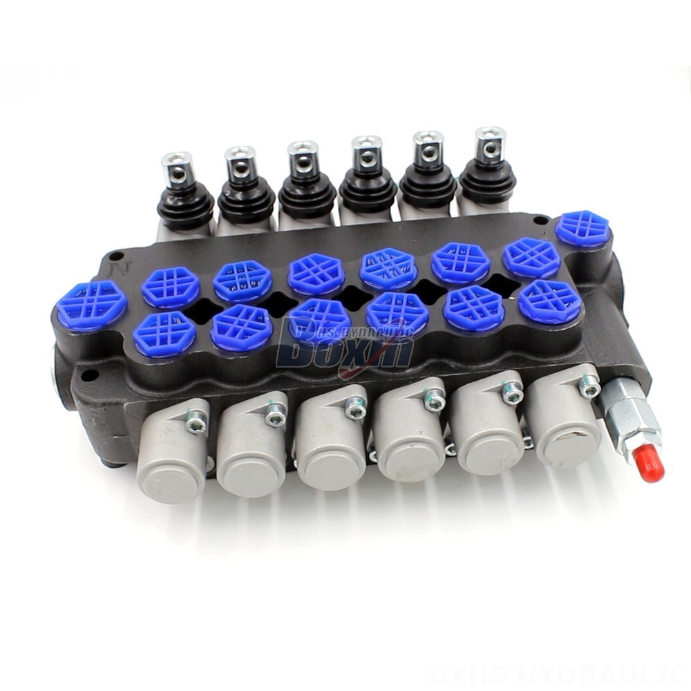 Three Way Hydraulic Control Valve P80-AQF-G Series Monoblock Directional Valve: Wholesale & OEM main image