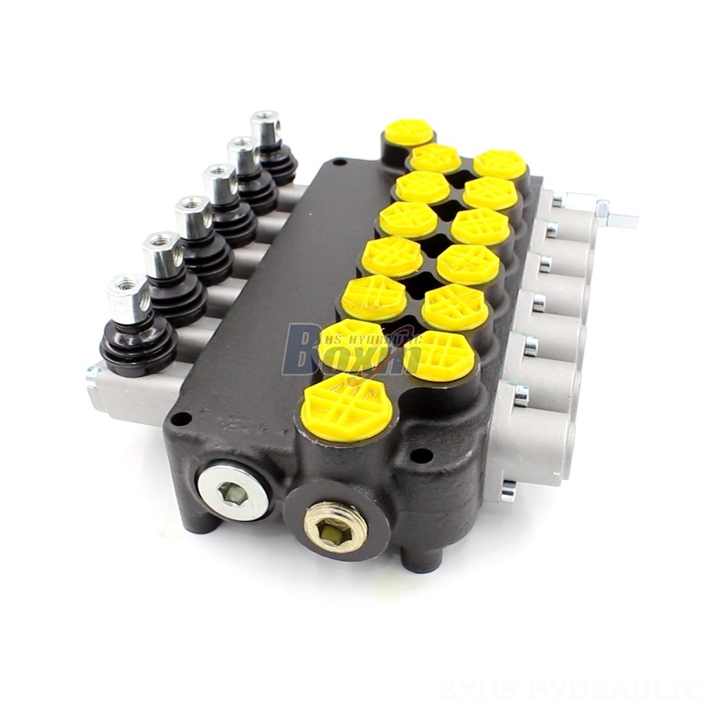 Double Compartment Hydraulic Oil Control Valve P80-G12-G34-6OT Valve Specification cover photo