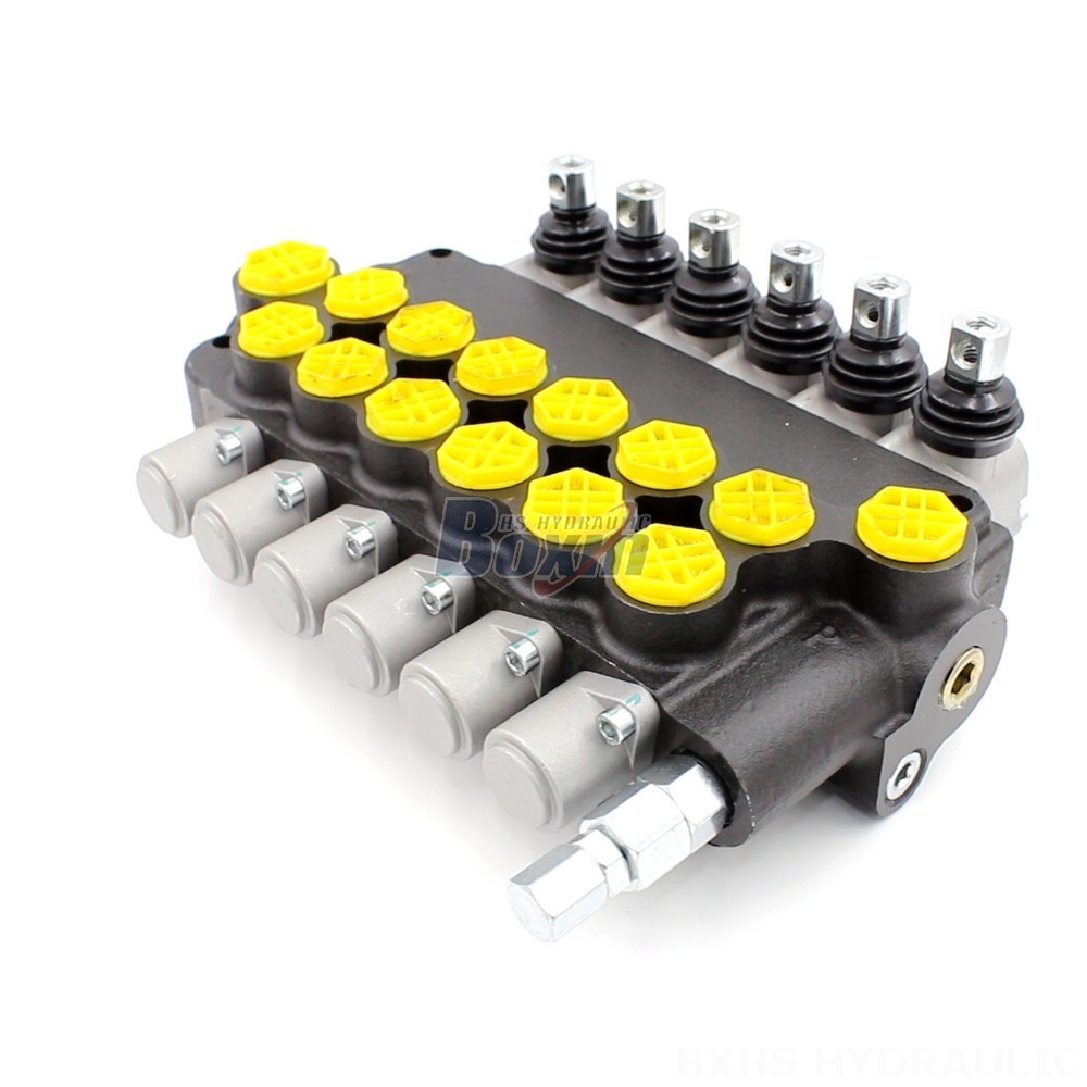 Hydraulic Control Valve Joystick Log Splitter OEM Manufacturer for P80-G12-G34-6OT Valve cover photo