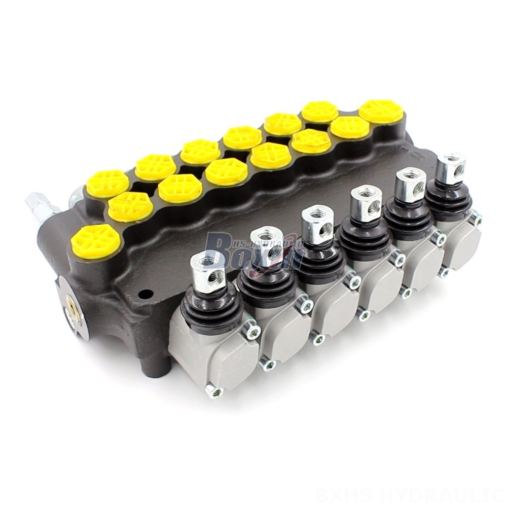Hydraulic Control Valve Joystick Log Splitter OEM Manufacturer for P80-G12-G34-6OT Valve main image