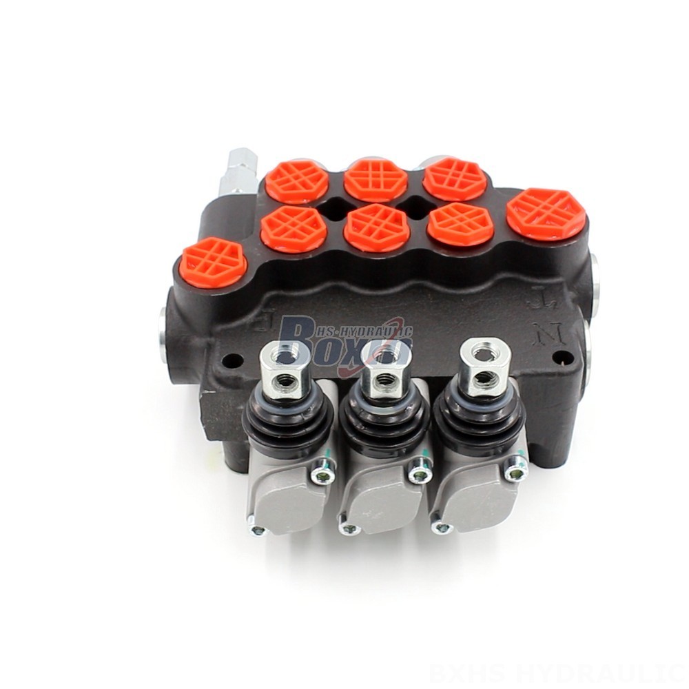 Custom Made 350bar Hydraulic Valve 3 Spool Manual Monoblock Directional Valve | Wholesale & OEM main image