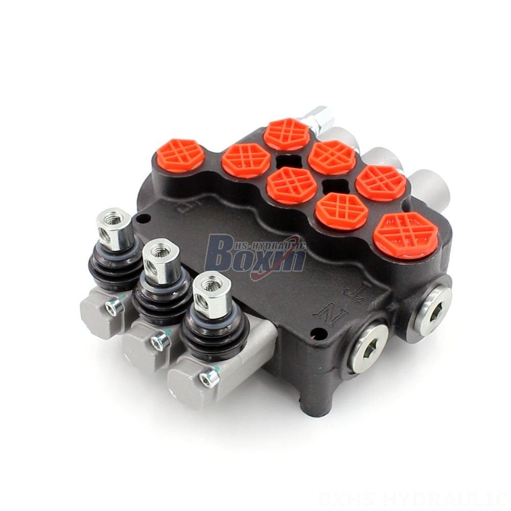 Electric Joystick Hydraulic Control Valve 3 Spool Directional Control Valve: OEM/ODM Available cover photo