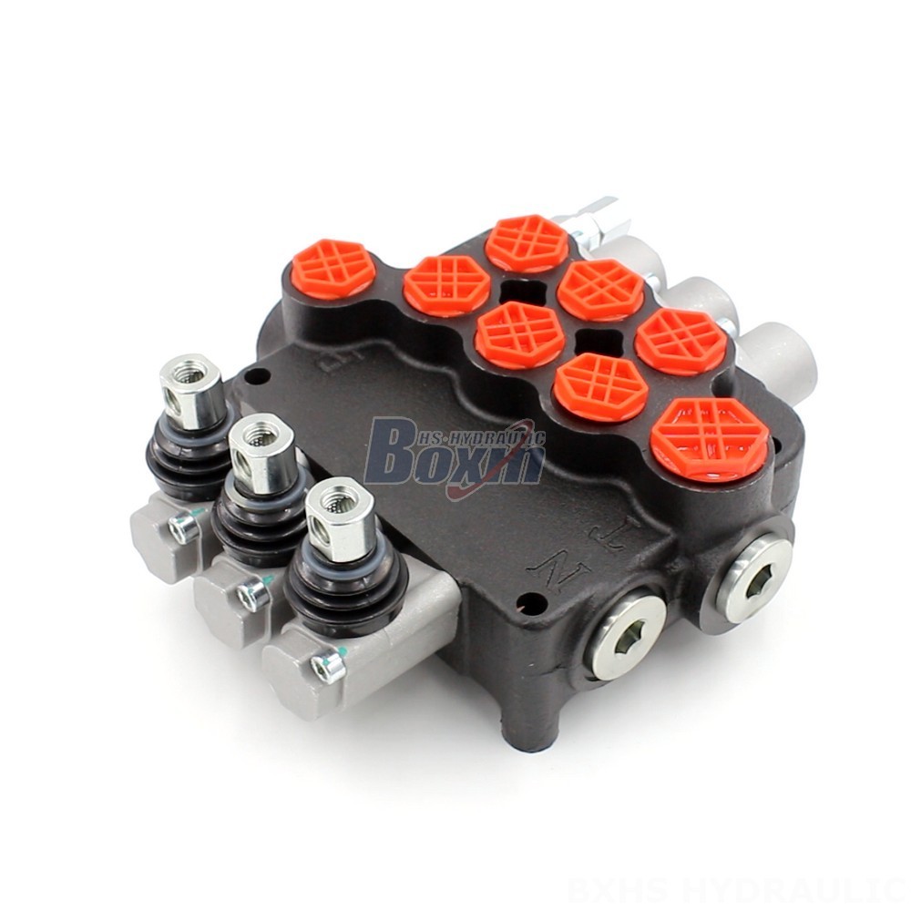 Custom Made 350bar Hydraulic Valve 3 Spool Manual Monoblock Directional Valve | Wholesale & OEM main image