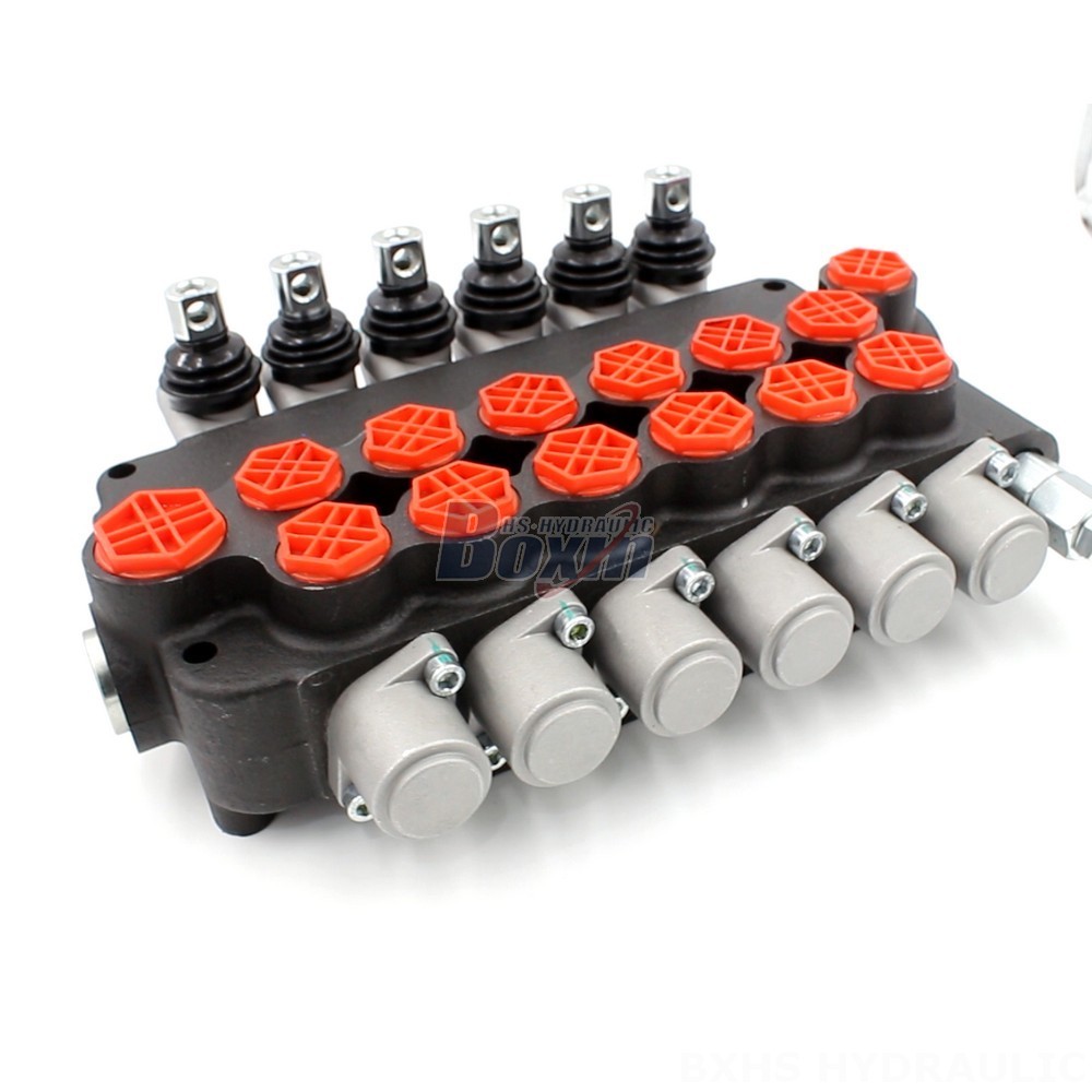 P80-G12-G34-OT 6-Spool Hydraulic Directional Valve | Factory Direct & Customizable main image