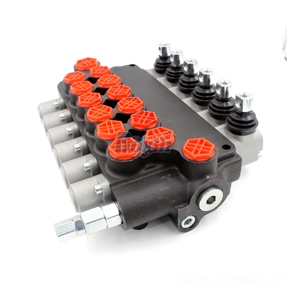 Hydraulic Diverter Valve 3 Way Monoblock Directional Control Valve | P80-G12-G34-OT | OEM & ODM main image