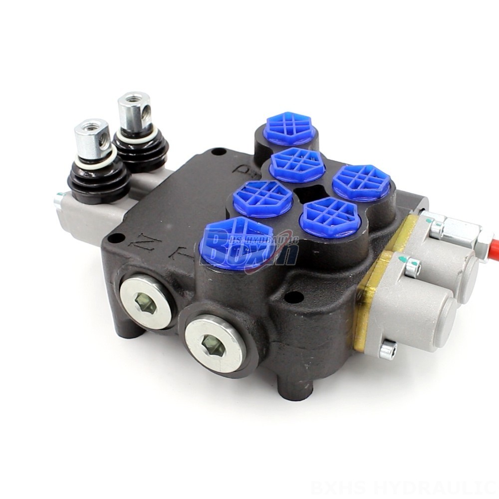 2 Spool Joystick Loader Valve Manual Directional Valve P80-G12-G38-QW: Precision and Durability main image