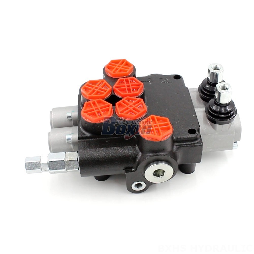 Customization Or Design Hydraulic Valve P80-G34-2OT Manual 2 Spool Monoblock Directional Valve cover photo