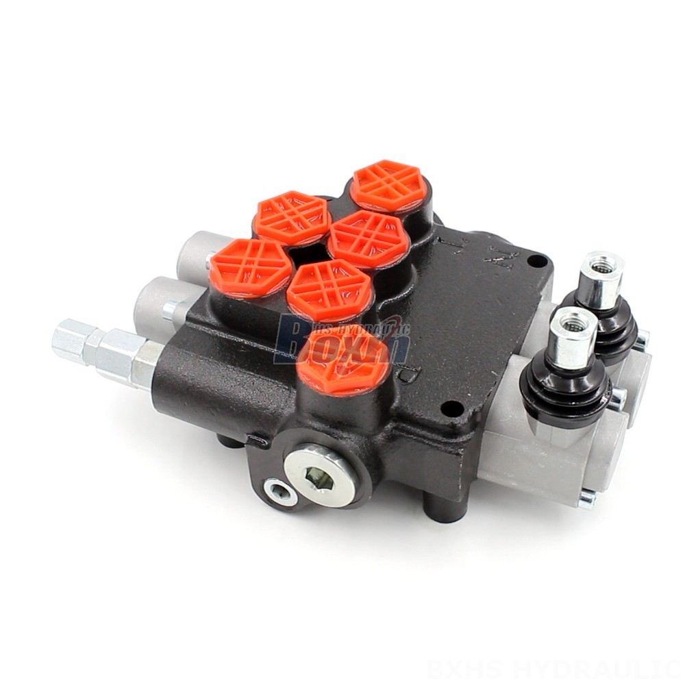 Wireless Remote Control Hydraulic Spool Valve P80-G34-2OT 2 Spool Directional Valve cover photo