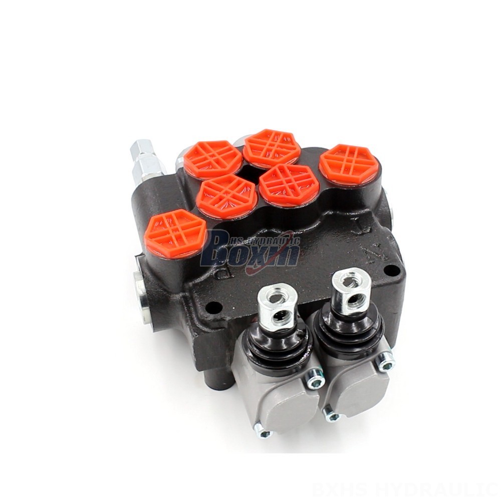 Wireless Remote Control Hydraulic Spool Valve P80-G34-2OT 2 Spool Directional Valve main image
