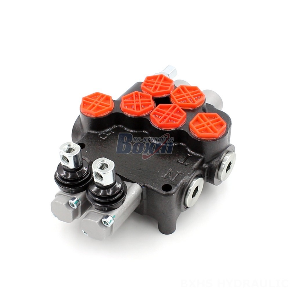 Wireless Remote Control Hydraulic Spool Valve P80-G34-2OT 2 Spool Directional Valve main image
