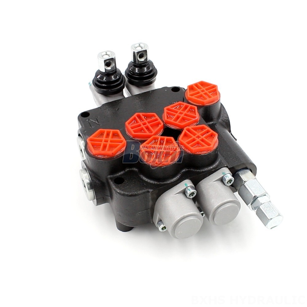 3 Sectional Proportional Hydraulic Distributor 2 Spool Hydraulic Valve P80-G34-2OT main image