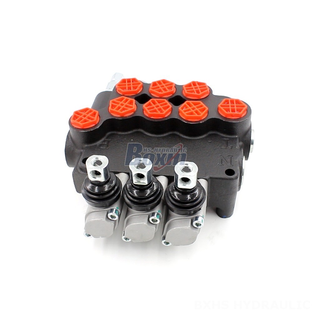Hydraulic Valve Mini Excavator P80-G34-3OT Manual Monoblock Directional Valve | Wholesale & OEM main image