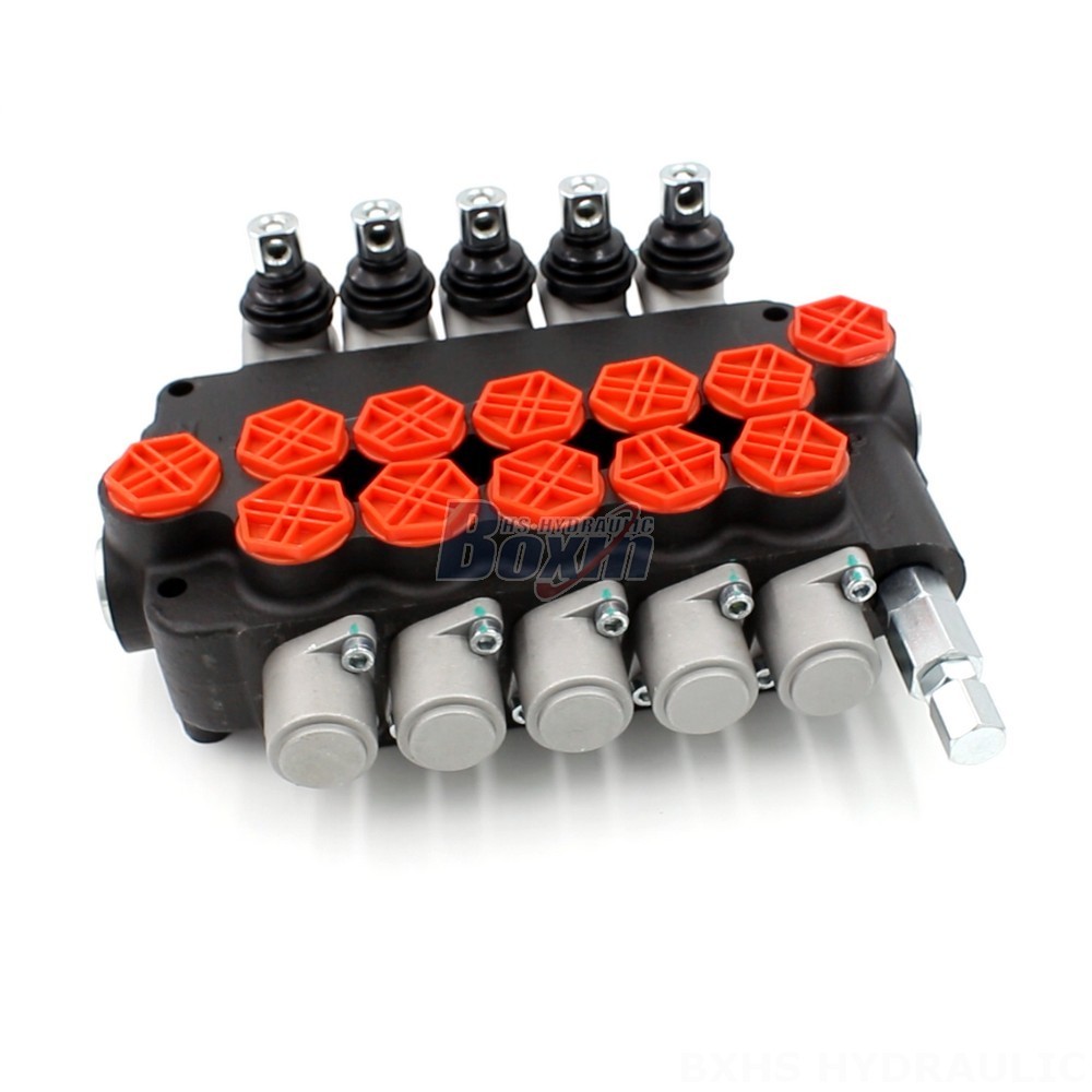 2 Spool Joystick Hydraulic Control Valve Customize P80-G34-5OT Directional Valve to Your Needs cover photo